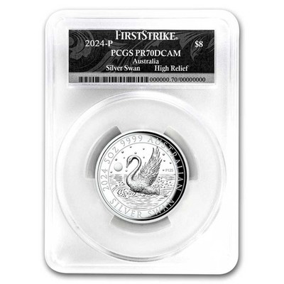 定価7万円 Carrs Sterling Silver 20x15cm 新品 2024 Australia 5 oz Silver Swan PR-70 PCGS HR (FS, Swan Label) | eBay