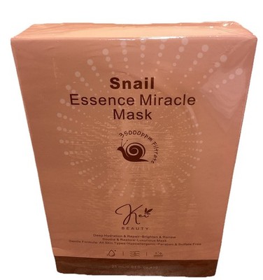 Snail Essence Miracle Mask Kei Beauty Deep Hydration Repair Brighten Renew Resto
