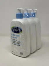 NEW 3-PACK Cetaphil Gentle Skin Face Cleanser Pump Normal to Dry Skin 20 Fl Oz