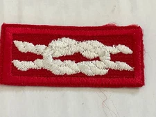 OA DSA Distinguished Service Award Fuzzy Back Square Knot Insignia FREE SHIPPING