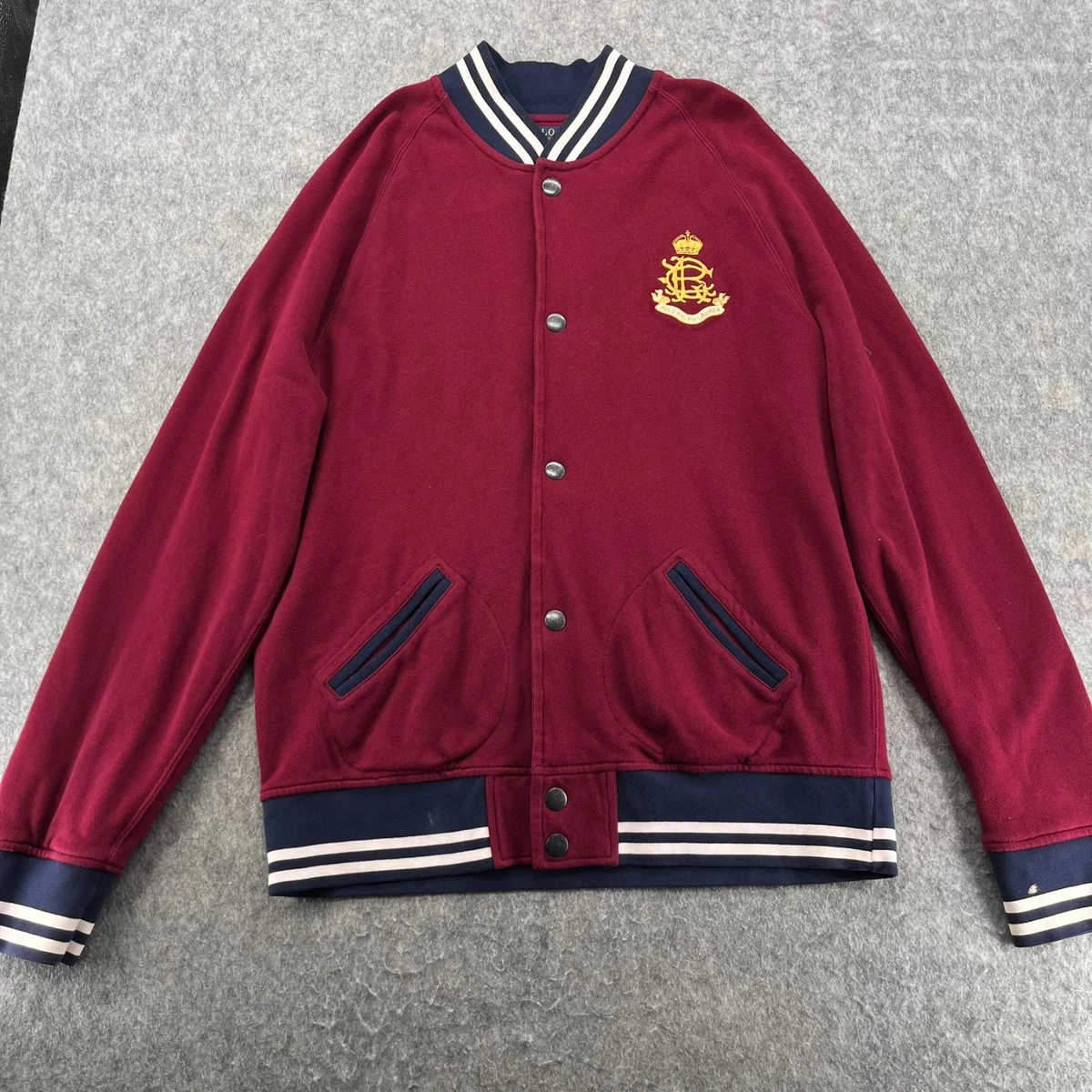 Polo by Ralph Lauren バーガンディジャケット Polo Ralph Lauren Cotton Outer Shell Red Coats, Jackets & Vests
