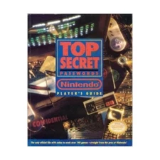 Nintendo Strategy Guide Top Secret Passwords - Nintendo Player's Guide VG