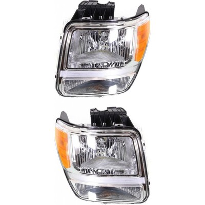 For Dodge Nitro Headlight 2007-2011 Pair Driver and Passenger Side For CH2502177