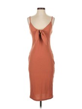 Minkpink Women Brown Cocktail Dress S