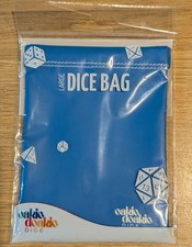 Oakie Doakie Gaming Dice Bag Large Snap & Clap Seal - Blue