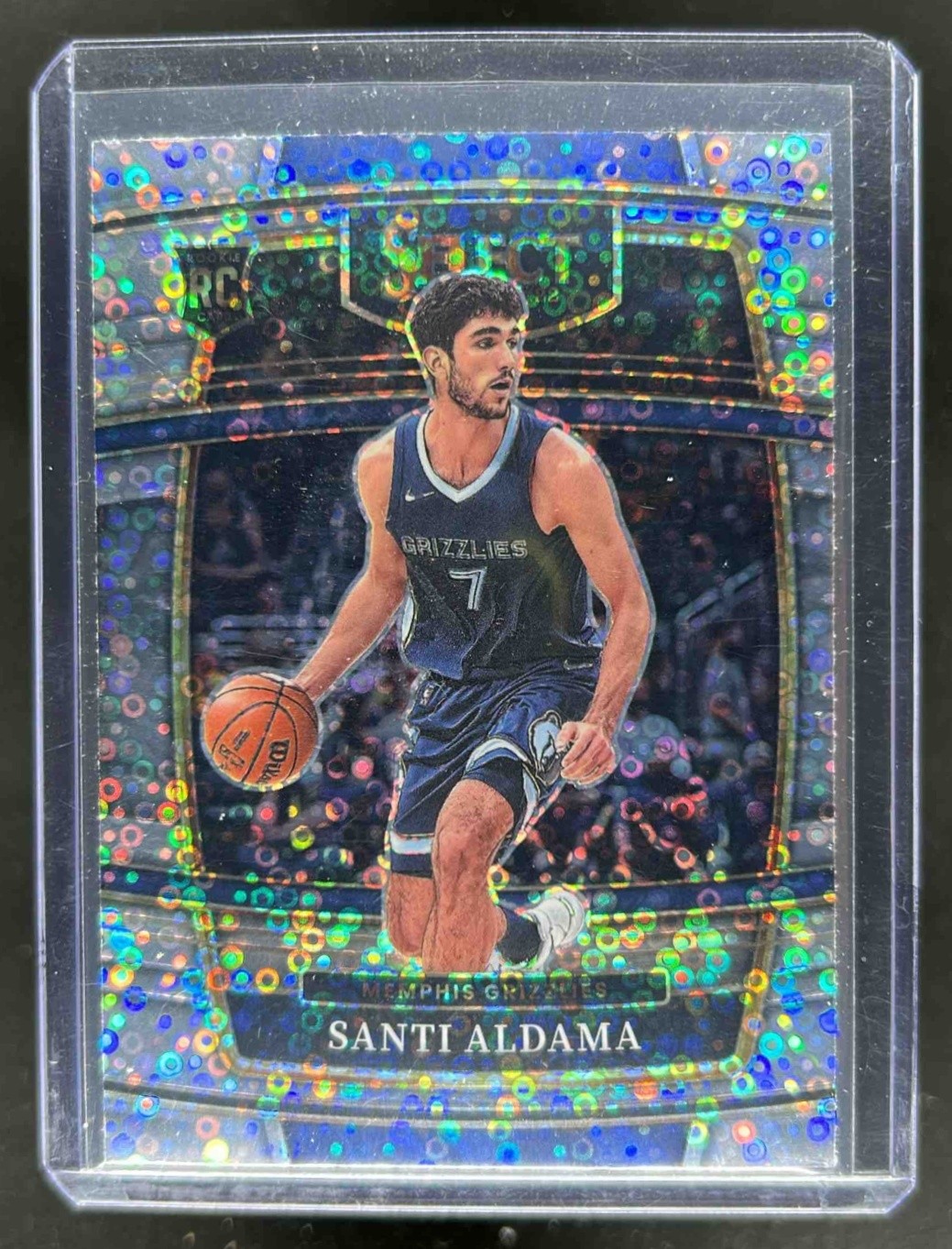 2021-22 Select Santi Aldama Disco Prizms RC Concourse #64 Grizzlies