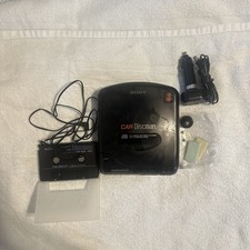 Sony Car Discman D-180K Portable CD Player DCC60 Car Adapter, Cassette Converter