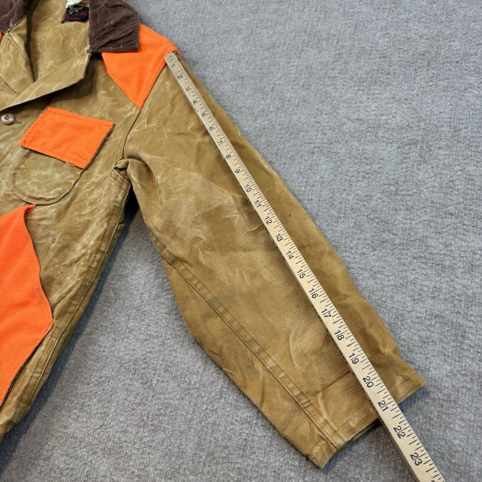 Vintage 60s Sport Bilt Canvas Hunting Jacket Old School Sportsman Padded Mens M thumbnail 16