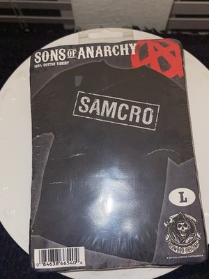 Sons of Anarchy SAMCRO T-Shirt Size Large Sealed Unisex