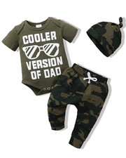 Baby Boy Clothes Newborn Boy Outfit 3-6 Months Romper Short Sleeve Cooler Ver...