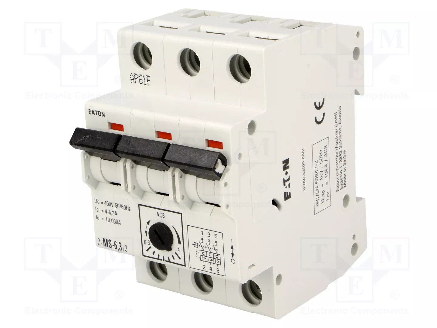 Disjoncteur moteur Z-MS-6.3/3 6.3A 230V AC 10KA 248410 - Image 3
