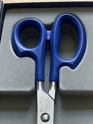 RARE Blue Cutco Super Shears 75th Anniversary Scissors W Gift Box NEW