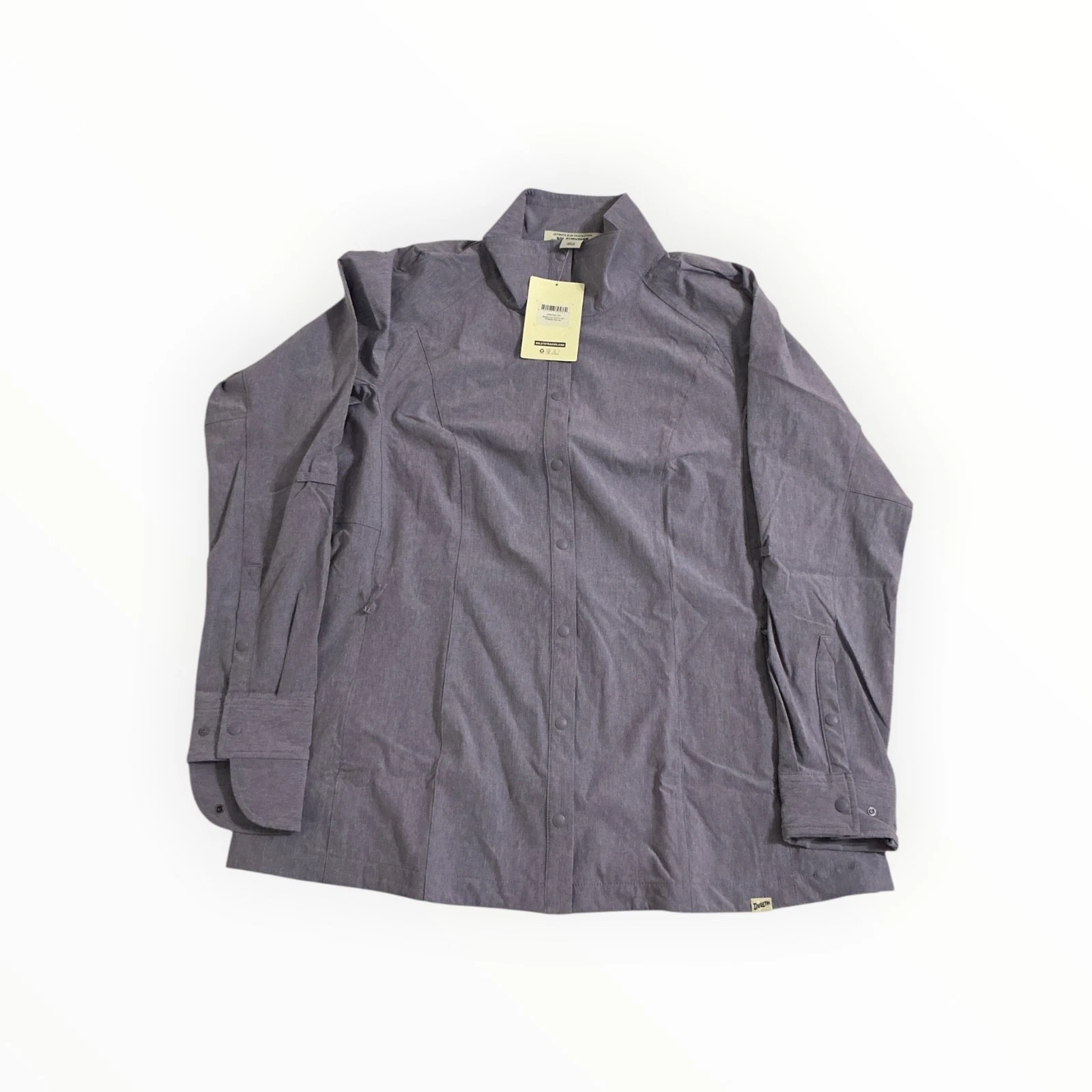Duluth Trading Sol Survivor Sun Protection Shirt Jac Large Womens Outdoor