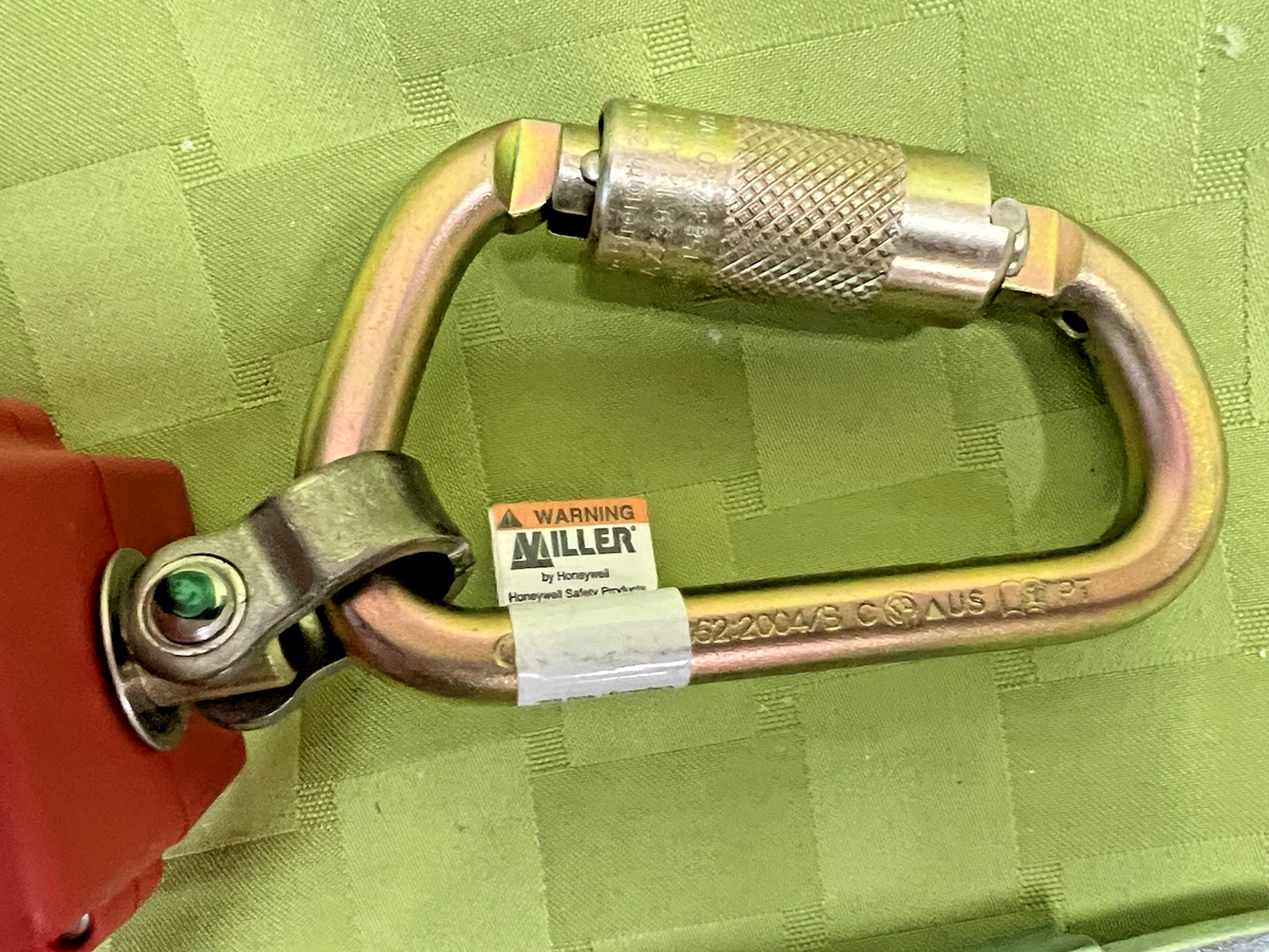 HONEYWELL MILLER Línea De Vida Con Amortiguador De Caída, No Aplica Amarillo Si Acero Poliester