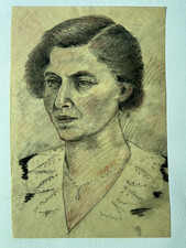Portrait - Studie - Münchner Schule - 1934 - Art Deco Maler -