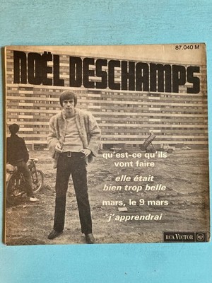 Noël Deschamps - Qu'est Quat'ils Vont Faire - Mars +2 EP French Pop Jerk 1966