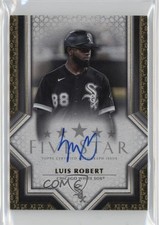2023 Topps Five Star Auto Luis Robert (Black Jersey) #FSA-LRO Auto 0ip6