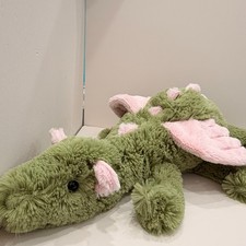 JELLYCAT Amuseable Green Little Dragon Fluffy Plush Doll Gift Kids Toy 19in NEW