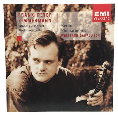 Frank Peter Zimmermann Brahms Mozart Violin Concertos CD EMI Classics Disc NM