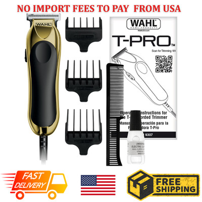 Wahl Clipper T-Pro Corded Trimmer - Trim, Detail, Fade, Outline, Shave for Men
