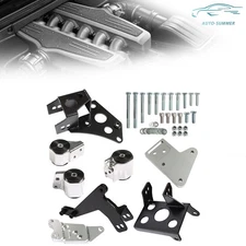 Engine Motor Mounts Bracket Kit For Integra K-Swap EK Chassis K20 K24 1994-2001