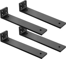 Floating Shelf Brackets 8 inch, Heavy Duty Wall Shelf Brackets 4 Pack for Shelve