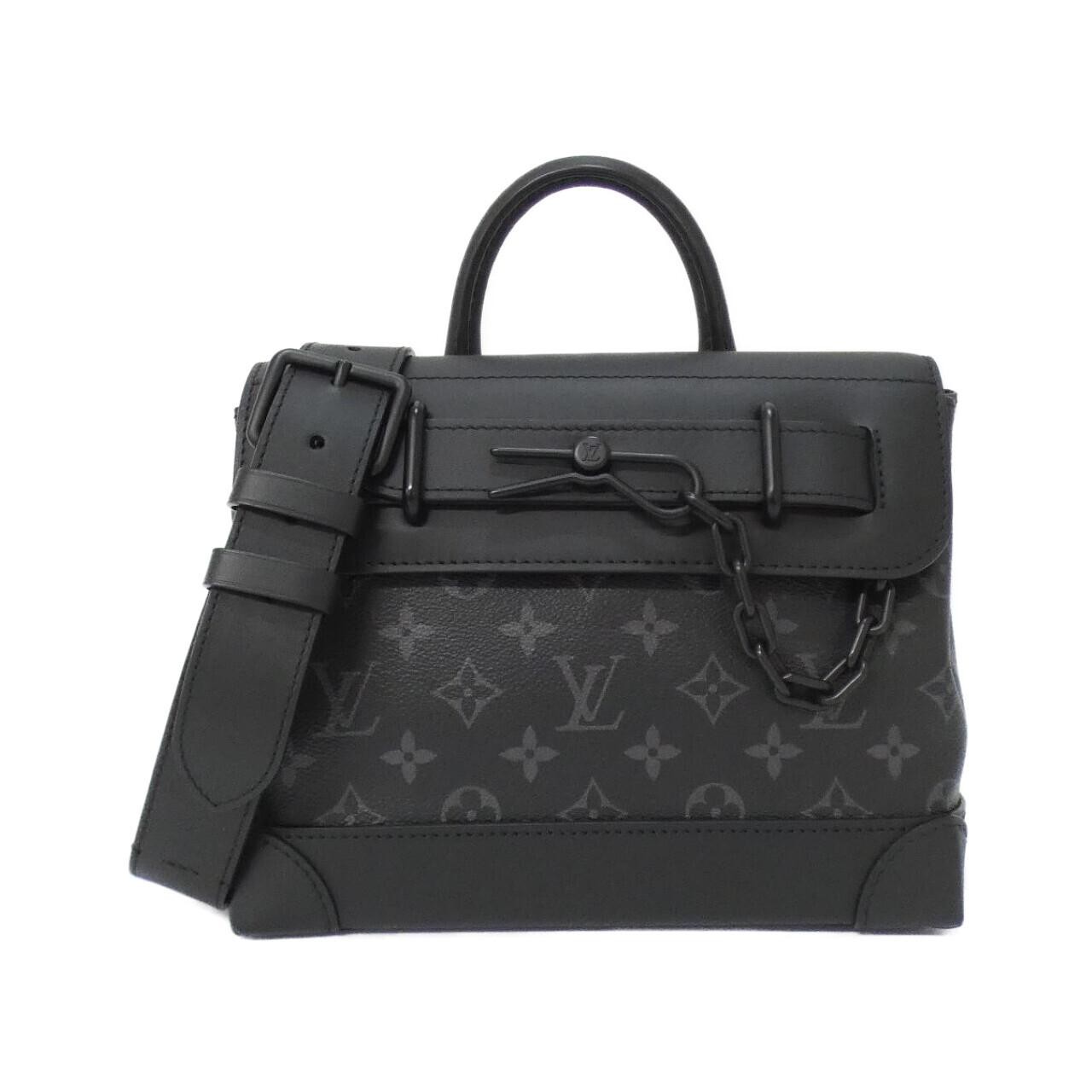Authentic LOUIS VUITTON Monogram Eclipse Steamer … - image 1
