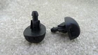 2x BMW FRONT WINDSCREEN WATER SPRAY WASHER NOZZLE BLACK