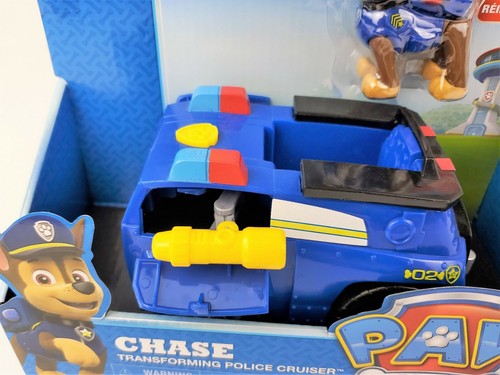 PAW Patrol Chase Chase’s Transforming Police Cruiser W/Chase Figure New - 第 4/11 張圖片