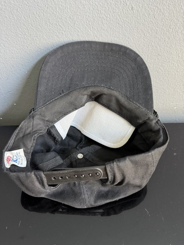 VTG TIM HADLER Music Cap Hat - Black With Cord Snapback Adjustable One Size - Picture 3 of 4