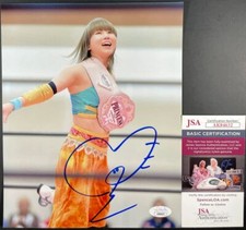 AEW Yuka Sakazaki Signed All Elite Wrestling 8x10 Photo A Autograph JSA COA