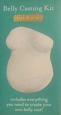 NEW Kate  Milo Belly Casting Kit Gender-Neutral Keepsake Baby Bump, White