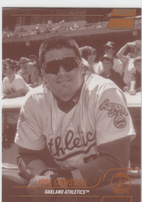 2022 Jose Canseco Topps Stadium Club SEPIA Parallel #114 - Oakland A's