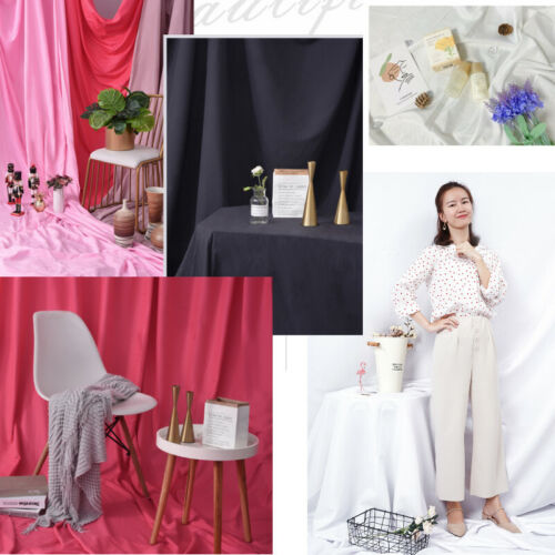 8 Color Photo Backdrops Cloth Studio Screen Background Cloth Solid Fabric Decor - Picture 5 of 19
