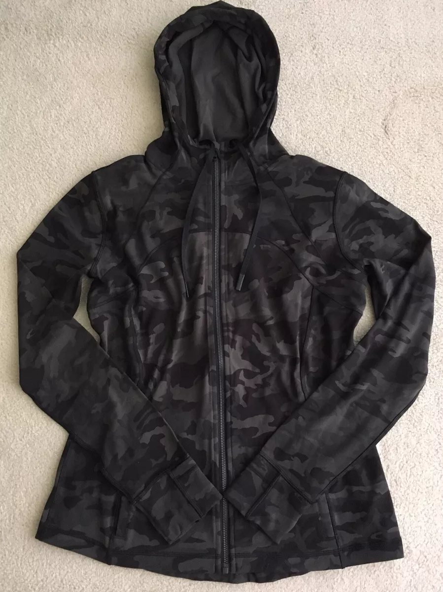 Lululemon Define Hooded Jacket Incognito Camo Multi Gator Green 6