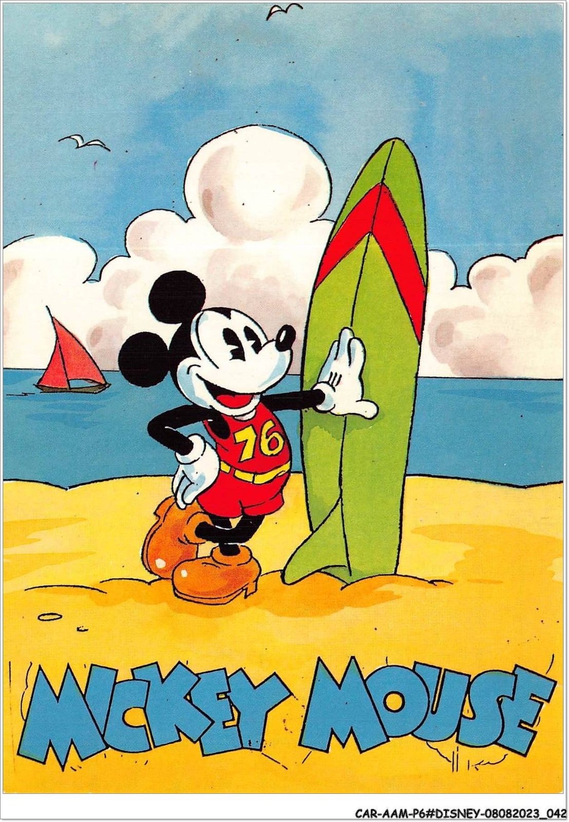 CAR-AAMP6-DISNEY-0525 - Mickey Mouse en La Playa - WD 5/24