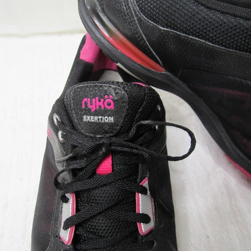 Ryka Exertion Exertion Low Women 11 Wide Running Sneakers Shoes Black Pink - Picture 2 of 12