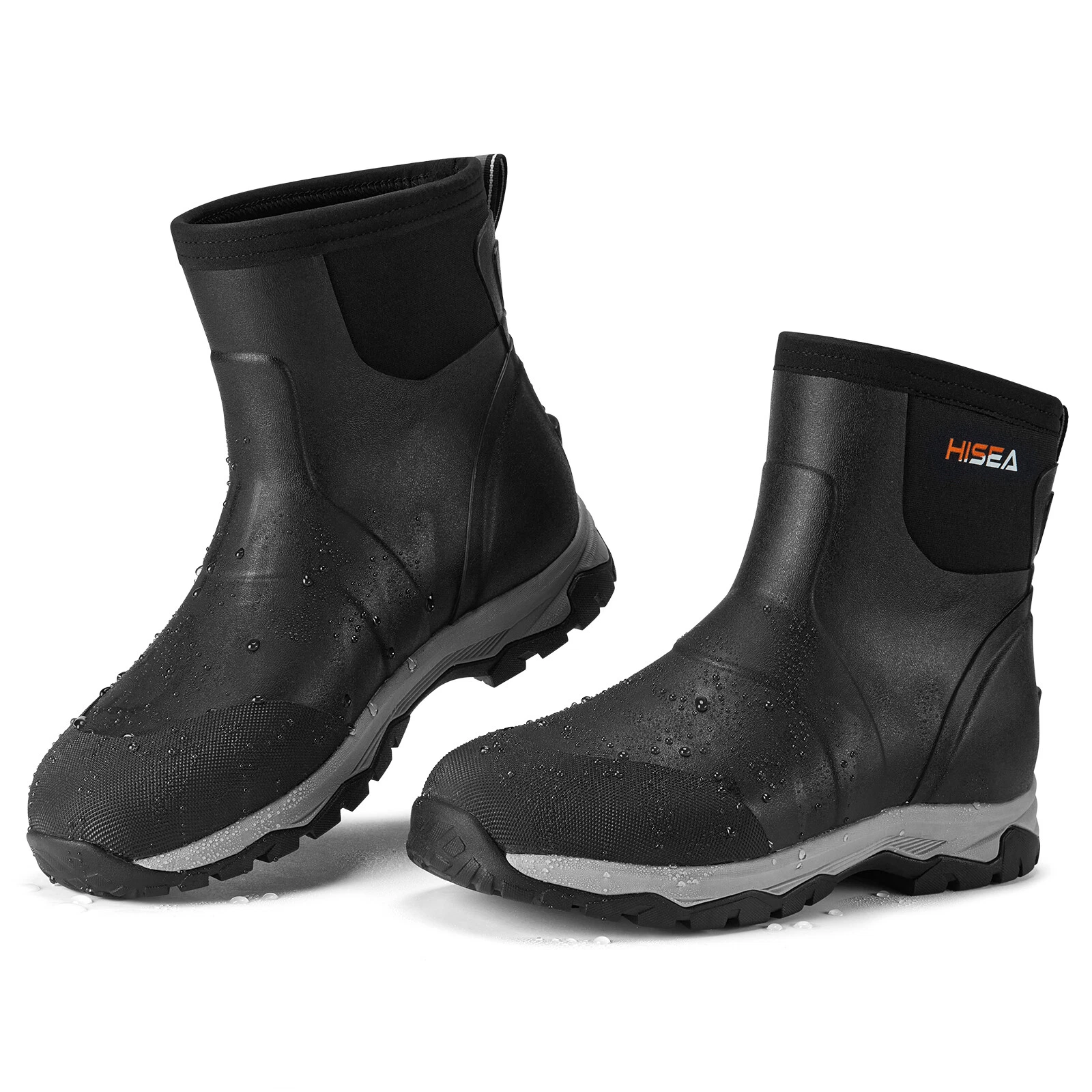 HISEA Men Ankle Rain Boots Waterproof Anti-Slip Outdoor Lawn Garden Mud Booties
Opens in a new windo