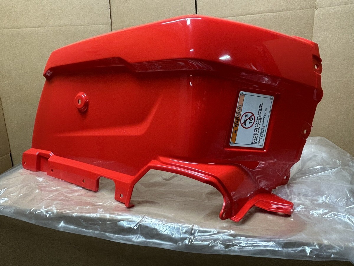 846レッド 2017-2021 Honda Rancher 420 RIGHT Front Fender Red Plastic