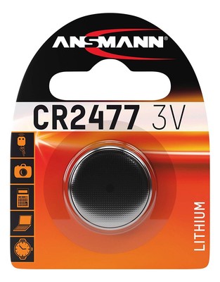 ANSMANN Lithium Knopfzelle CR2477 3 Volt 1er Blister