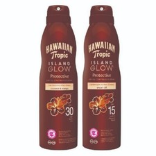 Image of Hawaiian Tropic Island Glow Sun Protective Dry Oil Continuous Spray - Choose