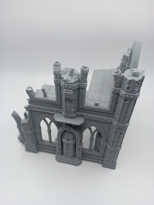 Gothic Sector 75 Modular Sci-Fi Ruins Building # 8 (32mm Scale) [PTO]