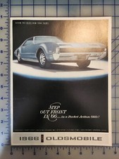 1966 Oldsmobile Brochure 442 Toronado Starfire 98 88 Cutlass F85 1966 Oldsmobile Brochure 442 Toronado Starfire 98 88 Cutlass F85