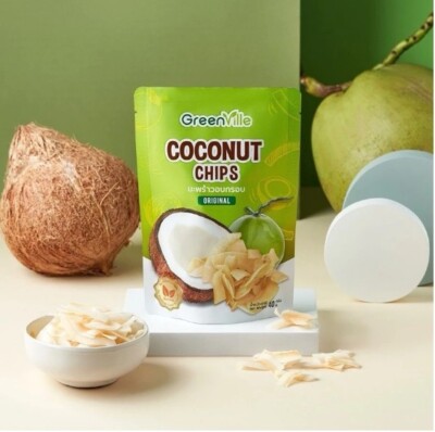 Organic Baked Coconut Crisps,Baked 100% Real Coconut Meat,FDA,GMP,Healthy Snacks