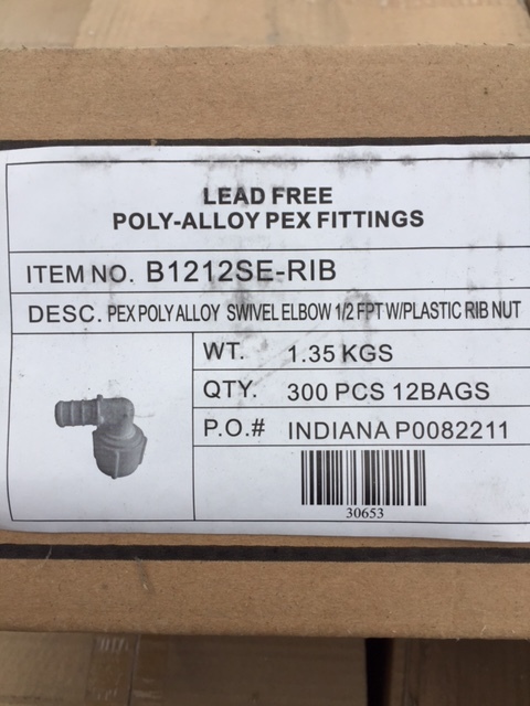 LEAD FREE POLY-ALLOY PEX FITTINGS