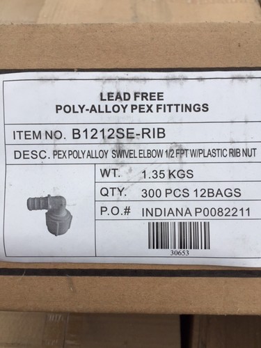 LEAD FREE POLY-ALLOY PEX FITTINGS
