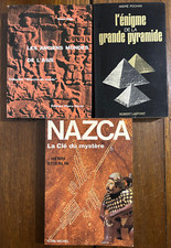 LOT 3 LIVRES MYSTERES ENIGMES NAZCA PYAMIDES NOE BABEL ETC