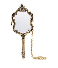 Moschino Fall 2022 Opulence Runway Gold Mirror Handbag - NWT- Made in Italy