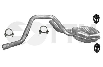 Silencieux Arrière Complet Pour FORD SCORPIO 2.9 150cv (1986-1992) - Neuf - Kit Assemblage Inclus - Garantie 2 Ans