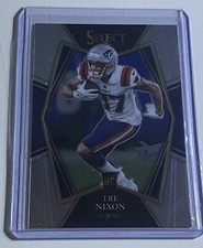 Tre Nixon 2021 Panini Select Premier Level Rookie RC #199 New England Patriots